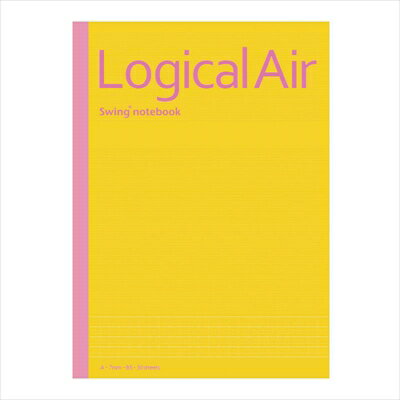 ナカバヤシ ロジカルエアー/Logical Air 軽量ノート B5 ロジカルA罫(7mm) ノ-B546AY イエロー
