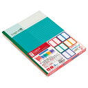 【アウトレット/数量限定特価】ナカバヤシ ロジカルノート スタンダード B5・5冊パック A罫 ビビット ノ-B524A-5P【CHI】