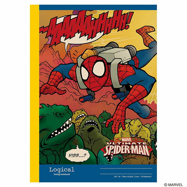 ナカバヤシ ロジカルA5 スパイダーマンアメコミ A罫(7mm) 30枚 B ノS-129A-B【CHI】