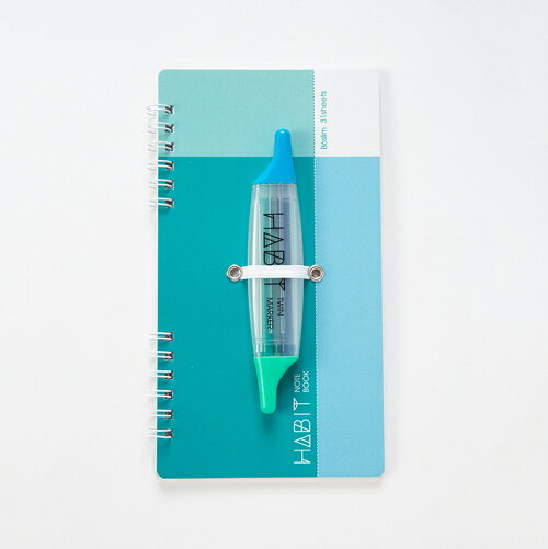 ナカバヤシ HABIT(ハビット) マーカー&ノート/B6slim NW-SB601-1 ミント【CHI】