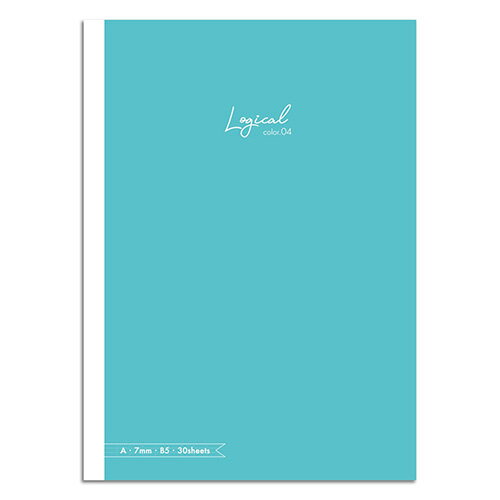 ナカバヤシ スイング・ロジカルカラーノート/ブルー/セミB5/A罫 NB504A-B4【CHI】