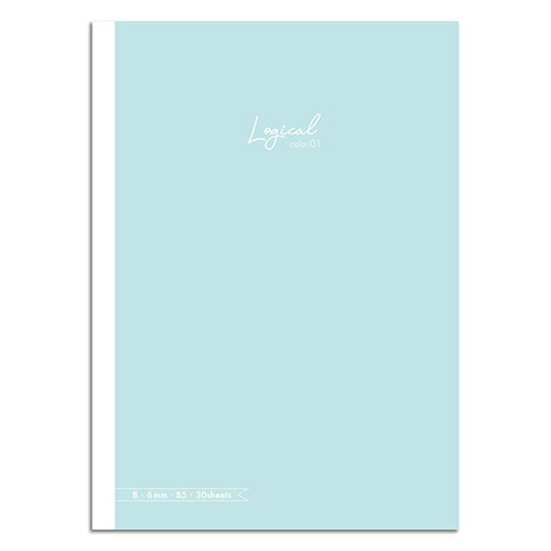 ナカバヤシ スイング・ロジカルカラーノート/ブルー/セミB5/B罫 NB504B-B1【CHI】