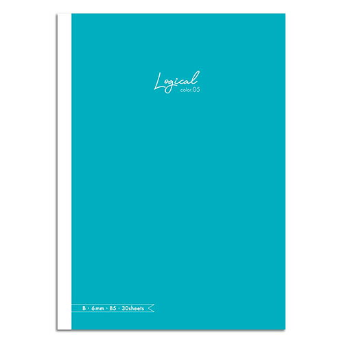 ナカバヤシ スイング・ロジカルカラーノート/ブルー/セミB5/B罫 NB504B-B5【CHI】