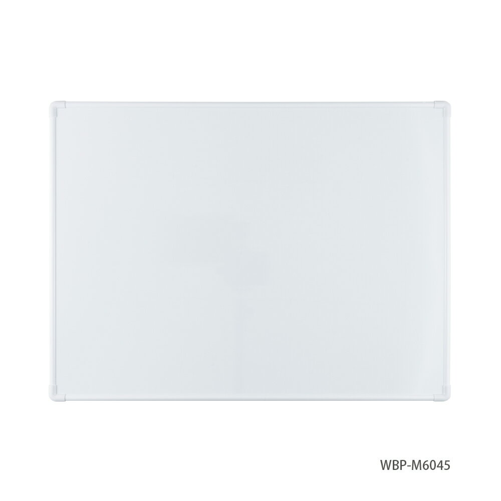 ナカバヤシ ホワイトボードマグネットタイプ　600×450mm／ホワイト WBP-M6045WH【CHI】