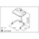 ナカバヤシ キャスターテーブル 高さ可変タイプ FDC-202DM ダーク木目 3