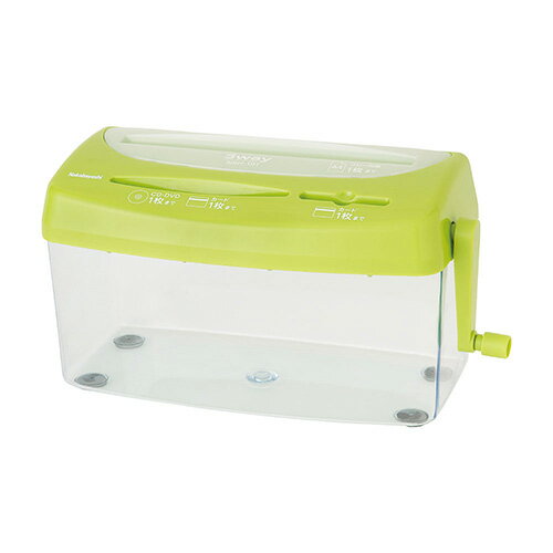 【最大1000円OFFクーポン配布中】ナカバヤシ クルッキル クロス 3ウェイハンドシュレッダ NSH-101GN グリーン【CHI】