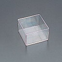 【アウトレット/数量限定特価】ナカバヤシ キャパティ ソリッド スクエア オープンタイプ CSD-K4 クリア 収納ボックス 収納用品 訳あり【CHI】