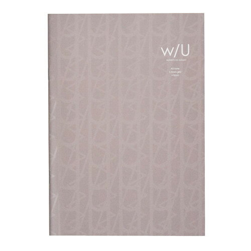 ナカバヤシ w/U A5ノート ブラウン WU-A501-6【CHI】