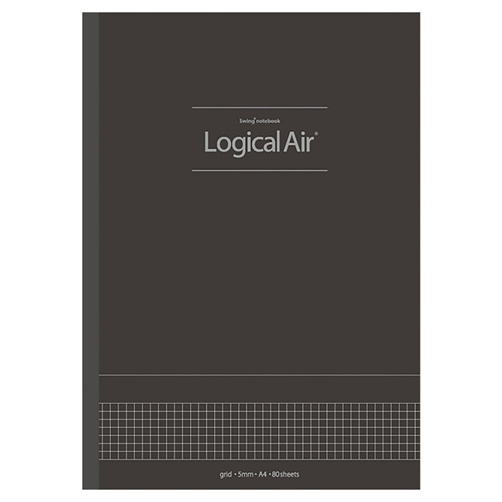 ナカバヤシ ロジカルエアーノートビジネス5ミリ方眼A4 80枚 D ノ-A405S-D【CHI】