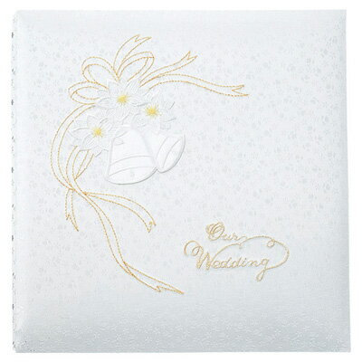 【刺繍名入れ代込み】【送料無料】アルバム ナカバヤシ 婚礼用 ウェディングフォトアルバム 復刻版 フエルアルバム Lサイズ Our Wedding IT-LK-...