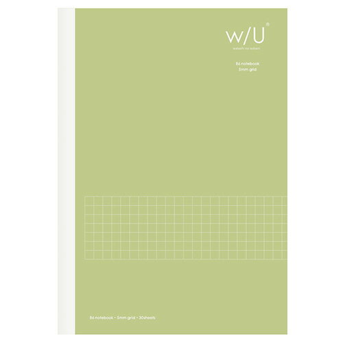 樂天商城 - 【最大1000円OFFクーポン配布中】ナカバヤシ w/U B6ノート ピスタチオグリーン WU-B601-G【CHI】
