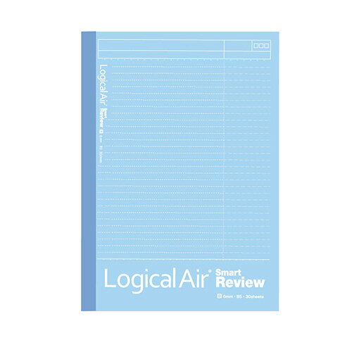 【メール便対応】ナカバヤシ ロジカルエアー・スマートレビュー/B罫復習罫(1) NLMB507B-1