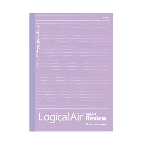 ナカバヤシ ロジカルエアー・スマートレビュー/B罫復習罫(3) NLMB507B-3【CHI】