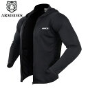 ARMEDES アルメデス アウター ジャージ ジャケット 機能性 吸汗速乾 スーパードライ ストレッチ 防寒 フード付き ジップアップ メンズ M-2XL 全...