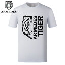 ARMEDES アルメデス Tシャツ 接触冷感 通気性 吸汗速乾 スーパードライ ストレッチ 半袖 タイガー ロゴ ドライ素材 メンズ S-3XL 全3色 オー...