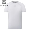 ARMEDES アルメデス 機能性 Tシャツ コンプレッション インナー 接触冷感 吸汗速乾 伸縮性 半袖 ドライ素材 メンズ M-3XL 全13色 オールシー...