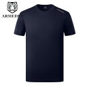 ARMEDES アルメデス 機能性 Tシャツ インナー 接触冷感 吸汗速乾 通気性 クーリング生地 スーパードライ 半袖 ラウンドネック メンズ M-2XL 全...