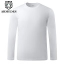 ARMEDES アルメデス Tシャツ インナー 機能性 接触冷感 吸汗速乾 ドライ素材 長袖 メンズ M-2XL 全3色 オールシーズン AR201 送料無料