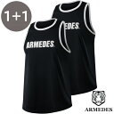 ARMEDES アルメデス 2枚セット コンプレッション インナー 接触冷感 吸汗速乾 タンクトップ マッスルフィット メンズ M-XL 全2色 オールシーズン...