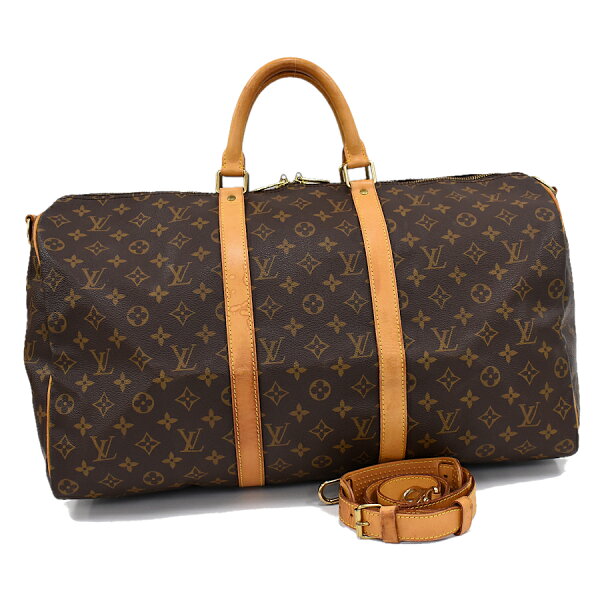 【中古】ルイヴィトン キーポルバンドリエール50 ボストンバッグ トラベル M41416 モノグラム ブラウン LOUIS VUITTON Keepall Bandouliere 50 [送料無料]