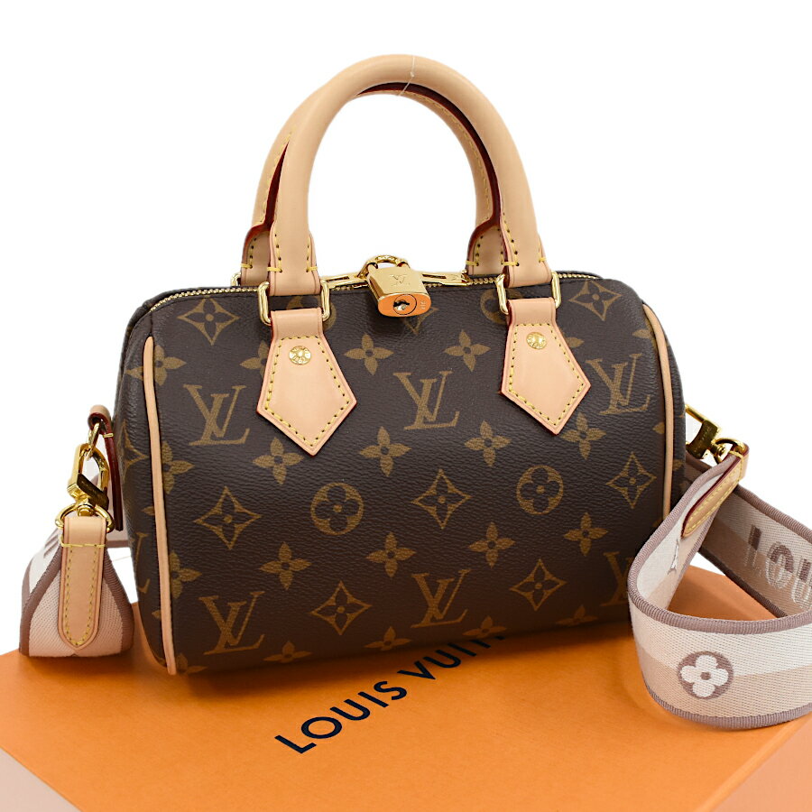 šۿƱ 륤ȥ ԡǥ Хɥꥨ 20 2way ϥɥХå M46222 Υ ֥饦 ١ LOUIS VUITTON Speedy Bandouliere 20 [][̵]