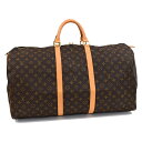 【中古】ルイヴィトン キーポル60 トラベル ボストンバッグ M41422 モノグラム ブラウン LOUIS VUITTON Keepall 60 [送料無料]