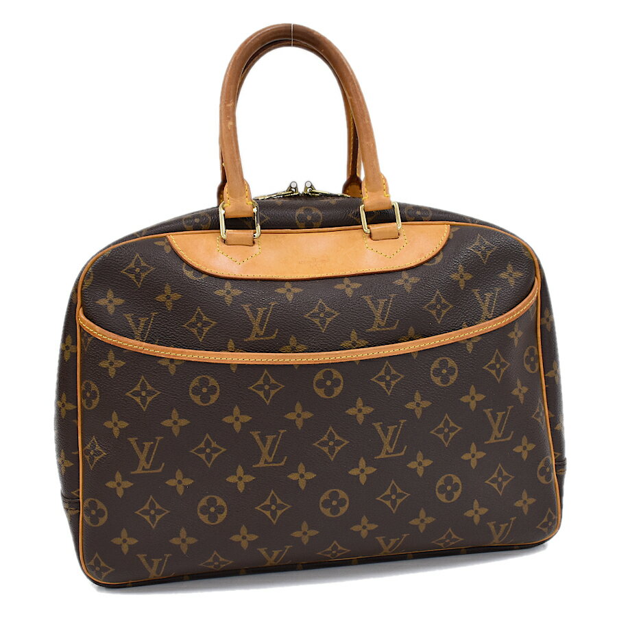 ルイヴィトン ドーヴィル ハンドバッグ M47270 モノグラム ブラウン LOUIS VUITTON Deauville 