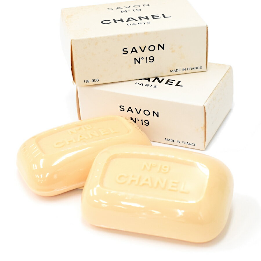 【中古】未使用品 シャネル N°19 サヴォン 石鹸 75g 2点セット Savon No.19 CHANEL