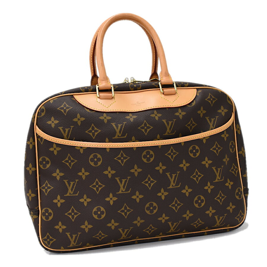 ルイヴィトン ドーヴィル ハンドバッグ M47270 モノグラム ブラウン LOUIS VUITTON Deauville 