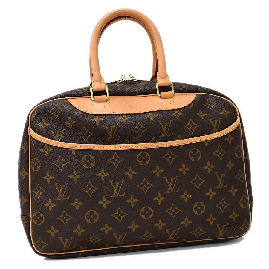 ルイヴィトン ドーヴィル ハンドバッグ M47270 モノグラム ブラウン LOUIS VUITTON Deauville 