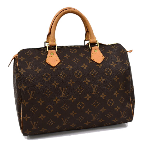 【中古】ルイヴィトン スピーディ30 ハンドバッグ ミニボストン M41526 モノグラム ブラウン LOUIS VUITTON Speedy 30 [送料無料]