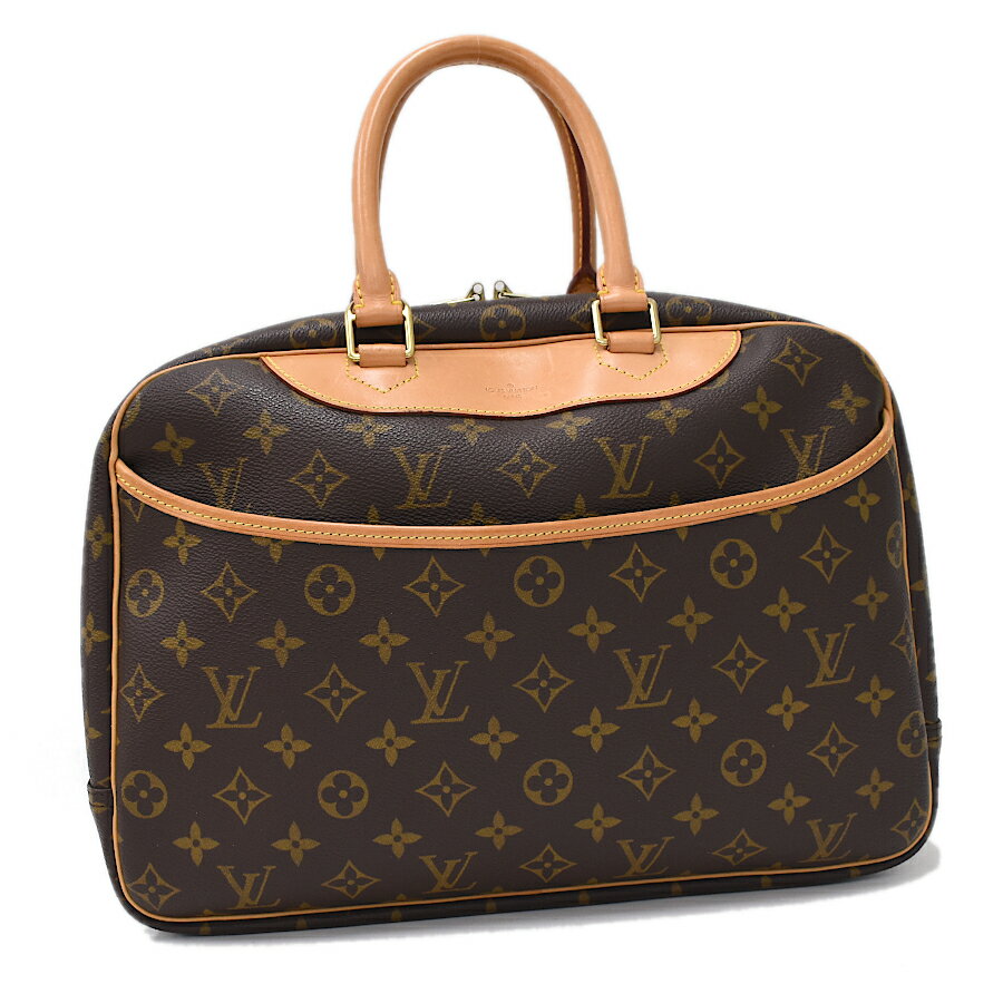 ルイヴィトン ドーヴィル ハンドバッグ M47270 モノグラム ブラウン LOUIS VUITTON Deauville 