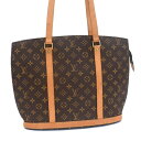 【中古】ルイヴィトン トートバッグ ショルダー バビロン M51102 モノグラム ブラウン LOUIS VUITTON Babylone 送料無料