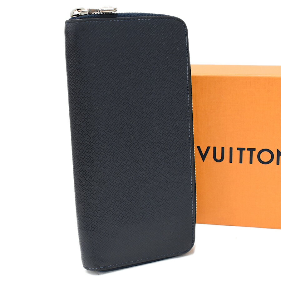 【中古】ルイヴィトン ジッピーウォレットヴェルティカル 長財布 M32837 タイガ オセアン LOUIS VUITTON Zippy Wallet Vertical [送料無料][美品]