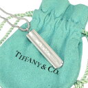 【中古】新品同様 ティファニー 1837 バー ペンダント ネックレス スターリングシルバー 925 アクセサリー ジュエリー Tiffany&Co. [美品][送料無料]