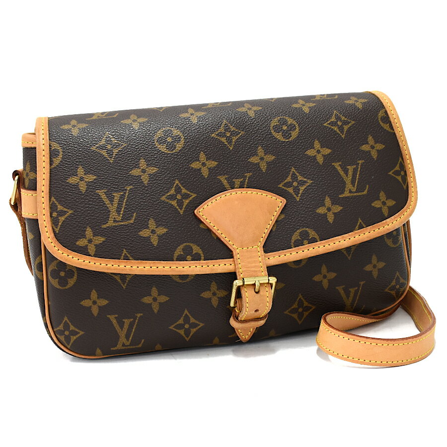 【中古】ルイヴィトン ソローニュ クロスボディ ショルダーバッグ M42250 モノグラム ブラウン LOUIS VUITTON Sologne 送料無料