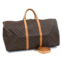 【中古】ルイヴィトン キーポルバンドリエール60 ボストンバッグ M41412 モノグラム ブラウン LOUIS VUITTON Keepall Bandouliere 60 [送料無料]