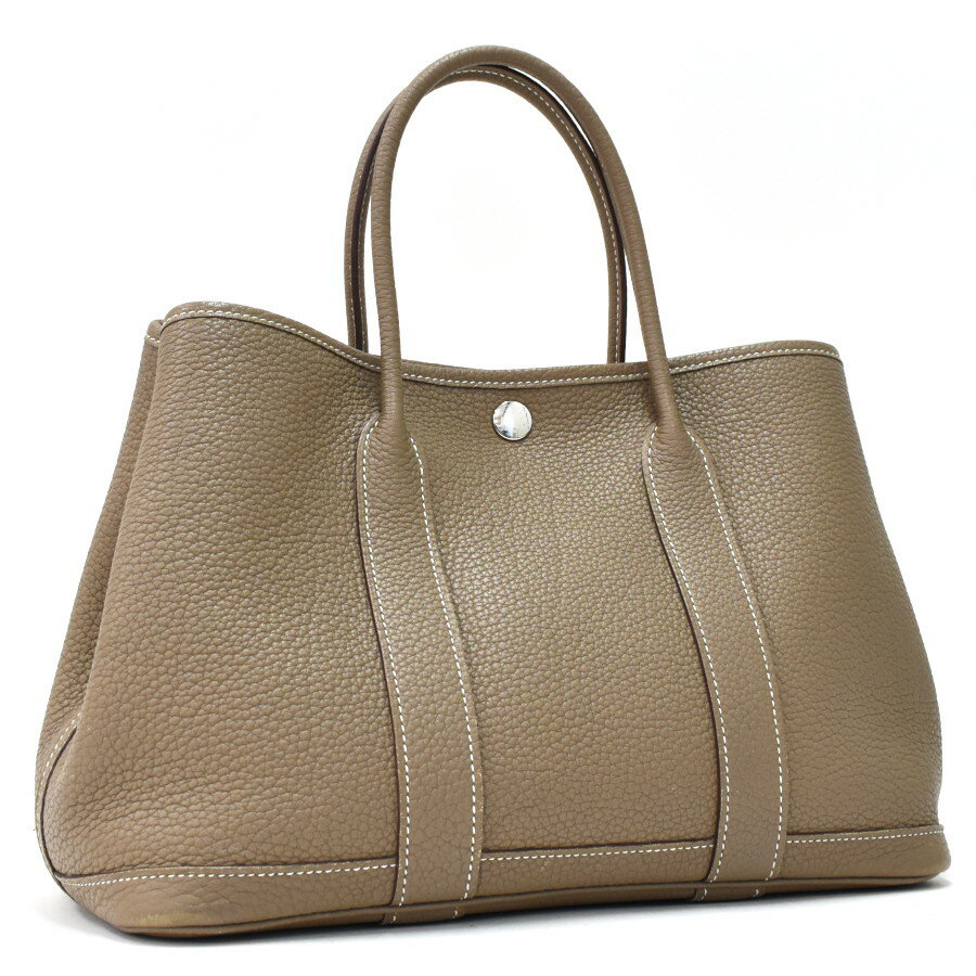 【楽天スーパーSALE】【中古】エルメス ガーデンパーティTPM トートバッグ ハンドバッグ X刻印 ネゴンダ エトゥープ HERMES [送料無料][美品]のサムネイル