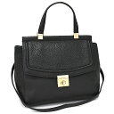 【中古】ケイトスペード エベレットウェイ 2way ハンドバッグ ターンロック レザー ブラック kate spade new york [美品]