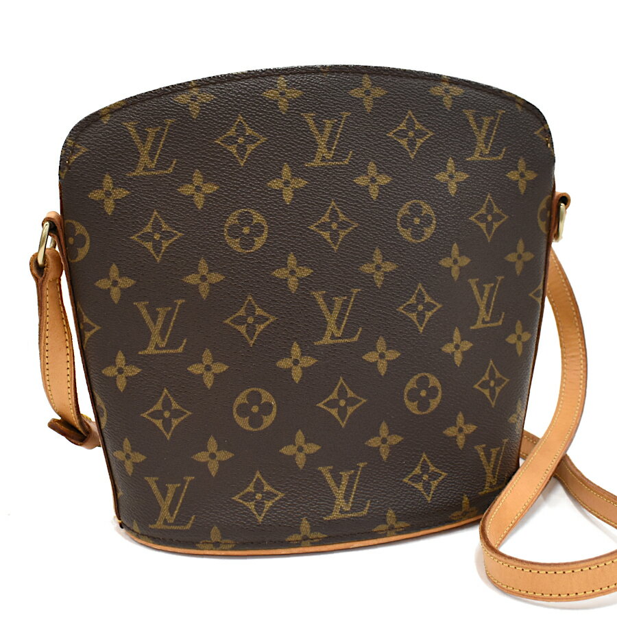 【中古】ルイヴィトン ドルーオ クロスボディ ショルダーバッグ M51290 モノグラム ブラウン LOUIS VUITTON Drouot [送料無料]