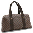 【中古】ルイヴィトン ウィークエンダーMM ボストンバッグ N41138 ダミエ エベヌ ブラウン LOUIS VUITTON Weekender MM [送料無料]