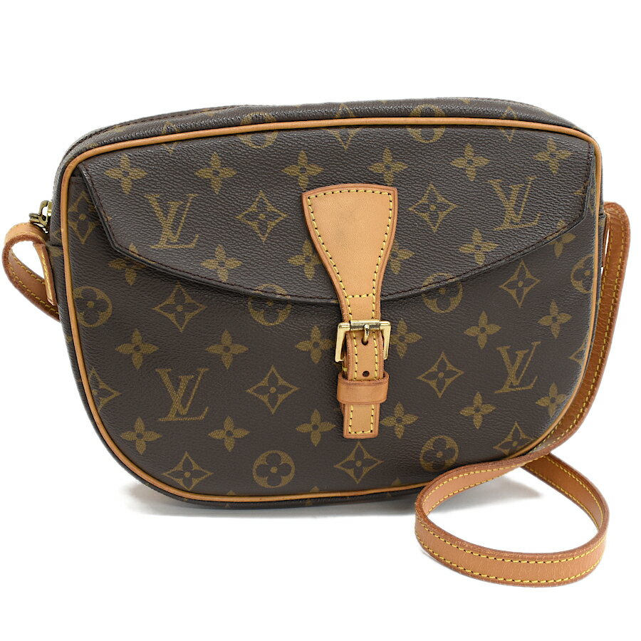 【中古】ルイヴィトン ジュヌフィーユ MM クロスボディ ショルダーバッグ M51226 モノグラム ブラウン LOUIS VUITTON Jeune Fille [送料無料]