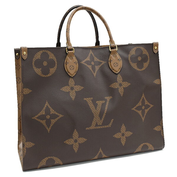 【中古】ルイヴィトン オンザゴーGM トートバッグ M45320 ジャイアントモノグラム モノグラムリバース ブラウン LOUIS VUITTON On the go GM [未使用品][送料無料]