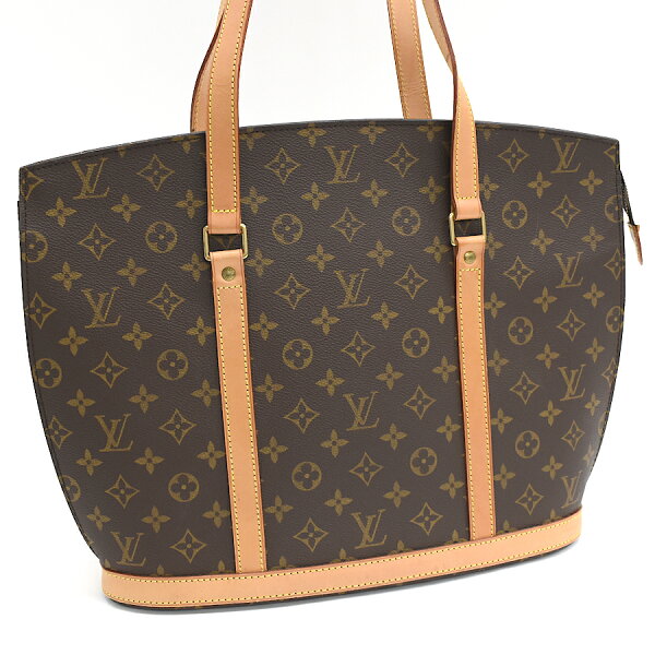 【中古】ルイヴィトン バビロン トート ショルダーバッグ M51102 モノグラム キャンバス レザー ブラウン LOUIS VUITTON Babylone[送料無料]