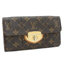 【中古】ルイヴィトン ポルトフォイユサラ 長財布 M66556 モノグラム エトワール ブラウン LOUIS VUITTON Portefeuille Sara...
