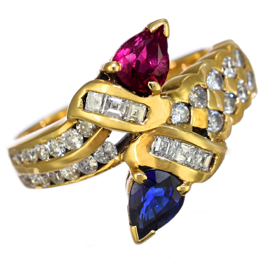 【中古】 リング指輪K18イエロー...