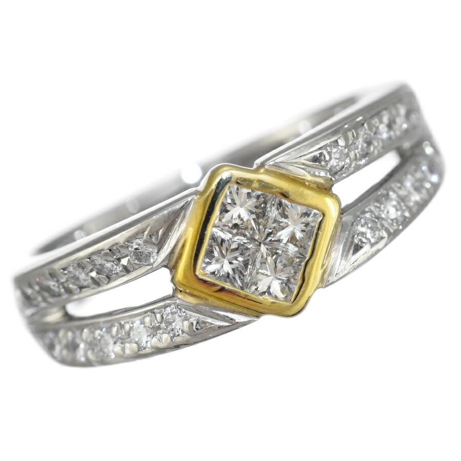 【中古】 新品同様リング指輪プラチ...