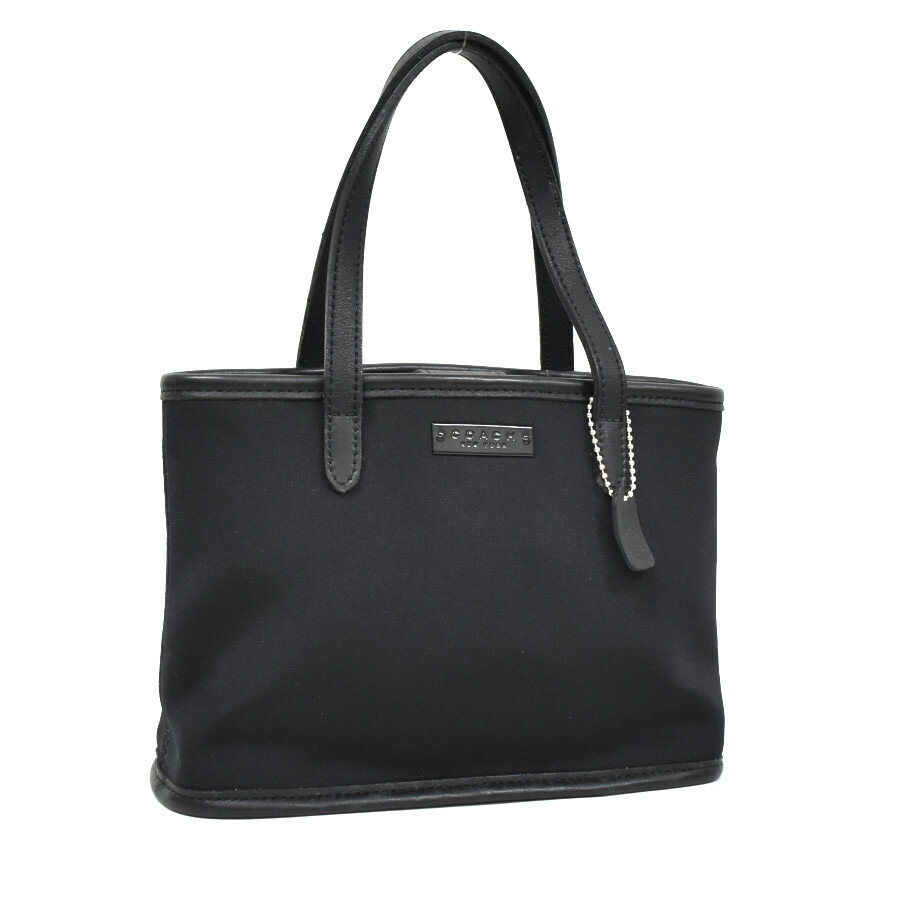 コーチ f77014 ミニシグネチャー トートバッグ キャンバス ブラック 美品 COACH（コーチ） ミニシグネチャー トートバッグ F77014 ブラック