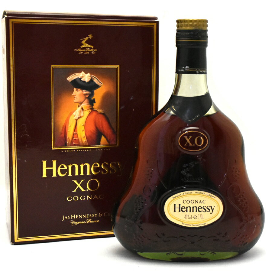 【中古】ブランデー ヘネシー XO 金キャップ グリーンボトル コニャック COGNAC 700ml 40度 Hennessy [送料無料][未開栓]