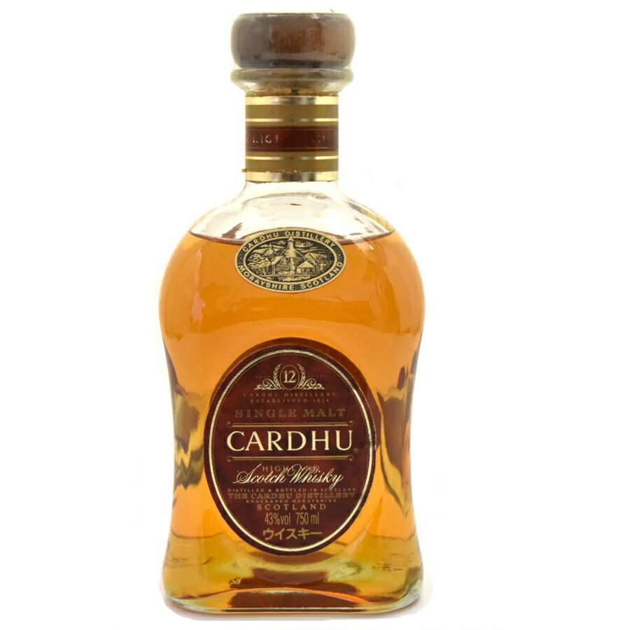 CARDHU 【中古】ウイスキー カーデュ 12年 シングルモルト 旧ボトル スコッチ SCOTCHWHISKY 750ml 43度 CARDHU [送料